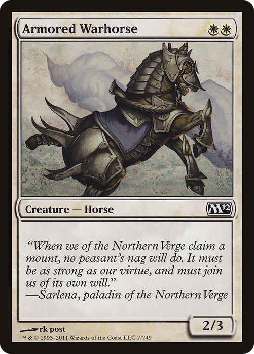 Armored Warhorse (M12-007) - common