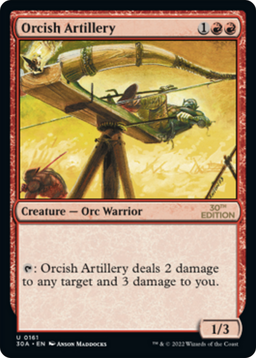 Orcish Artillery (30A-161) - uncommon