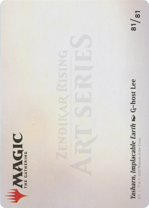 Yasharn, Implacable Earth // Yasharn, Implacable Earth (AZNR-081) - common (Borderless)