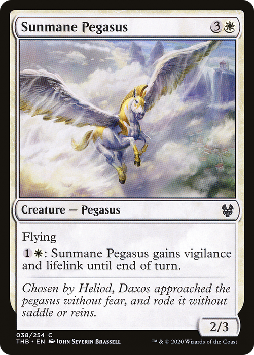 Sunmane Pegasus (THB-038) - common - Foil