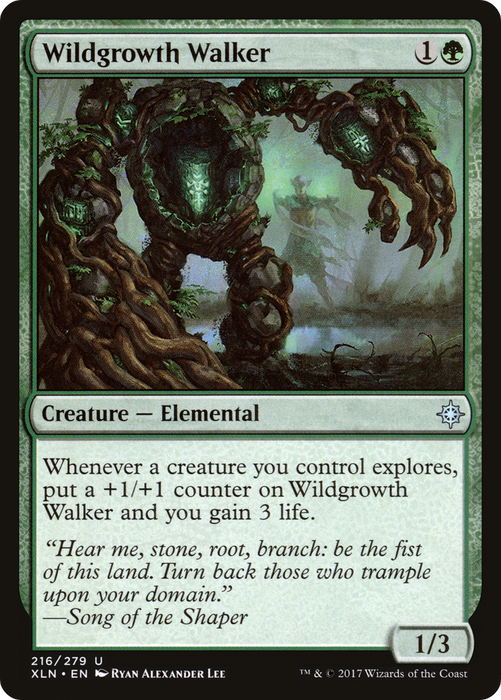 Wildgrowth Walker (XLN-216) - uncommon - Foil