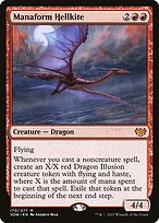 Manaform Hellkite (VOW-170) - mythic