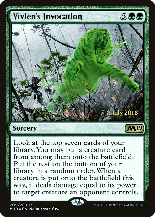 Vivien's Invocation (PRE-209S) - rare - Foil