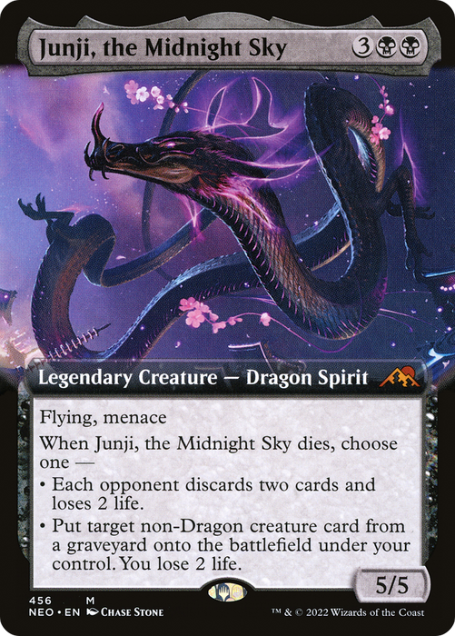 Junji, the Midnight Sky (NEO-456) - mythic: (Extended Art) - Foil
