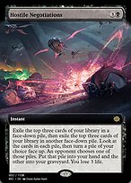 Hostile Negotiations (PRM-105712) - rare - Foil