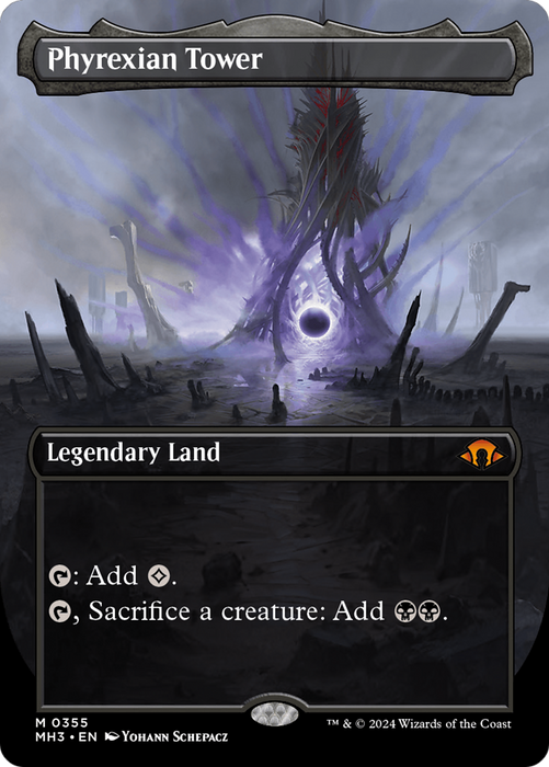 Phyrexian Tower (MH3-355) - mythic (Borderless)
