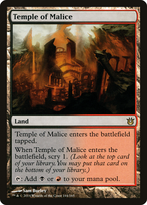 Temple of Malice (BNG-164) - rare - Foil