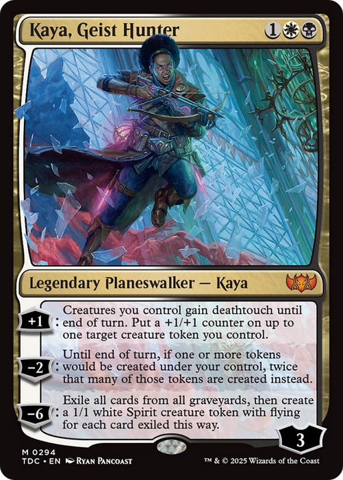 Kaya, Geist Hunter (TDC-294) - mythic
