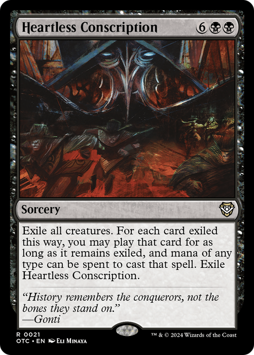 Heartless Conscription (OTC-021) - rare