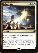 Solar Blaze (PRE-216S) - rare - Foil