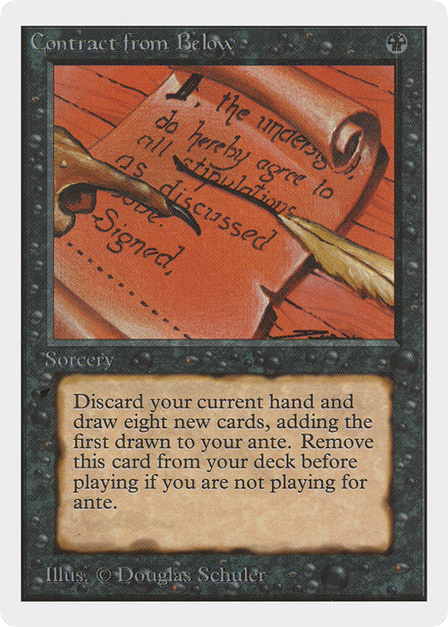 Contract from Below (2ED-097) - rare
