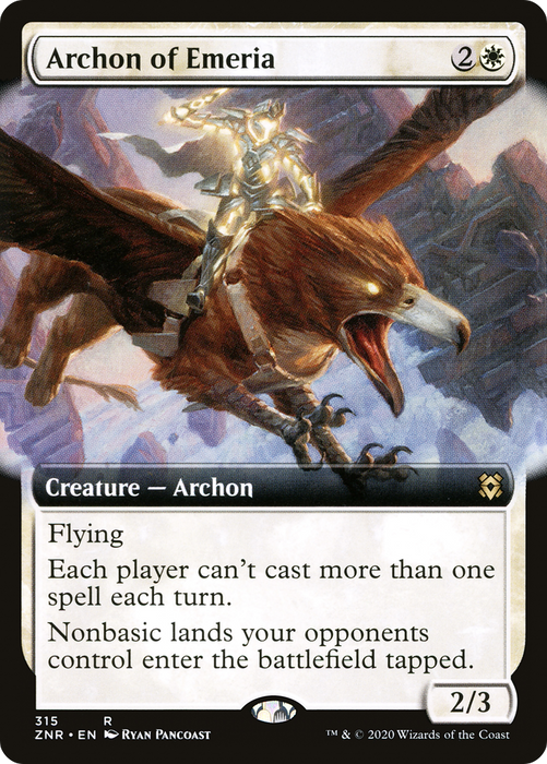 Archon of Emeria (ZNR-315) - rare: (Extended Art)