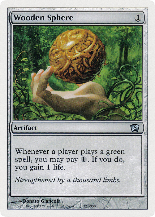 Wooden Sphere (8ED-321) - uncommon