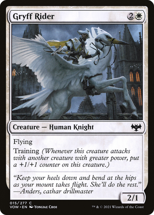 Gryff Rider (VOW-015) - common - Foil