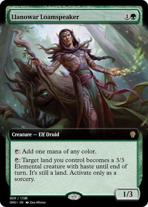 Llanowar Loamspeaker (PRM-103458) - rare - Foil