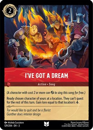 I've Got a Dream (129/204) - Inhabituelle