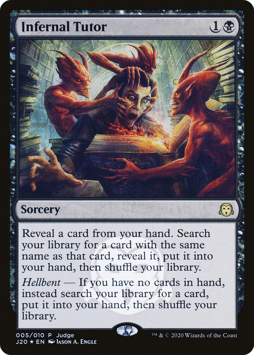 Infernal Tutor (JDG-005) - rare - Foil