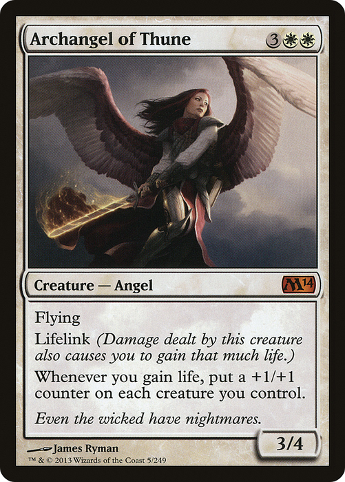 Archangel of Thune (M14-005) - mythic
