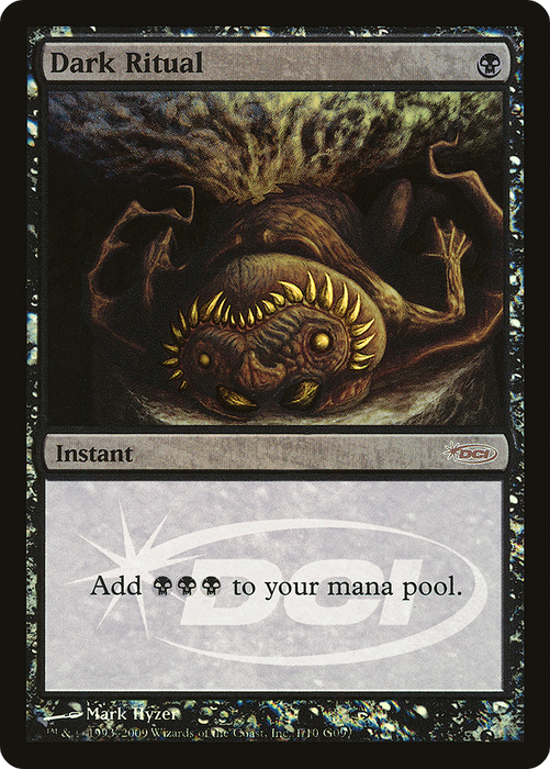 Dark Ritual (JDG-001) - rare - Foil