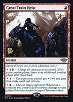 Great Train Heist (PRE-125S) - rare - Foil