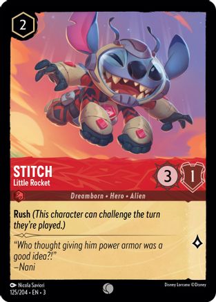 Stitch - Little Rocket (125/204) - Common