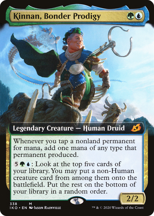 Kinnan, Bonder Prodigy (IKO-338) - mythic: (Extended Art)