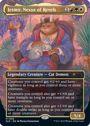 Jetmir, Nexus of Revels // Jetmir, Nexus of Revels (SLD-1509) - mythic (Borderless) - Foil