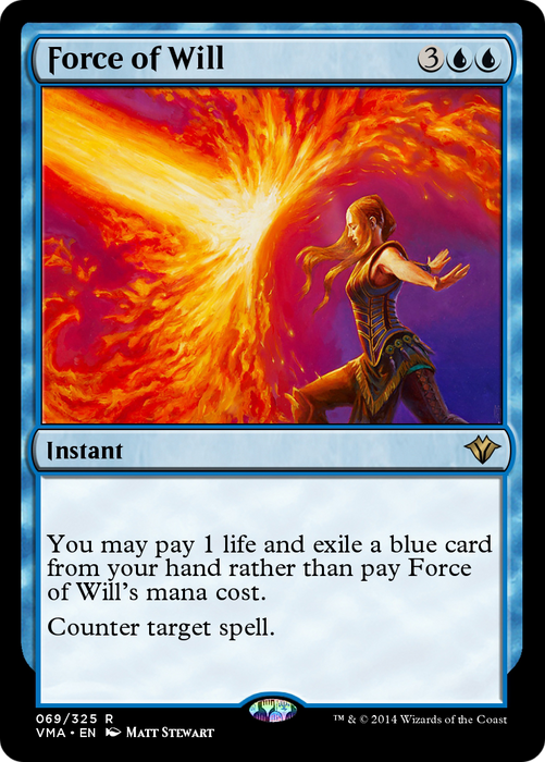 Force of Will (VMA-069) - rare - Foil