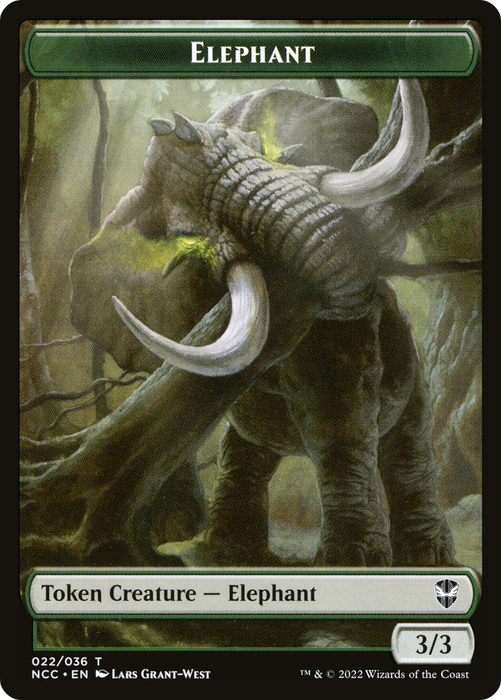 Elephant (TNCC-022) - common - Foil