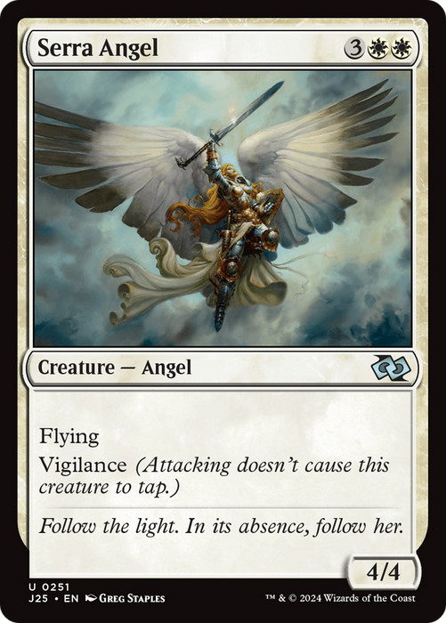 Serra Angel (J25-251) - uncommon