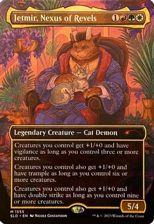 Jetmir, Nexus of Revels // Jetmir, Nexus of Revels (SLD-1555) - mythic (Borderless)