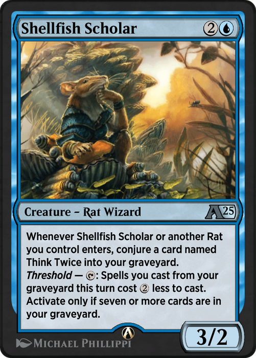 Shellfish Scholar (YBLB-007) - uncommon