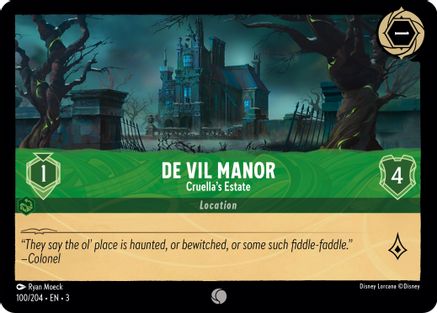 De Vil Manor - Cruella's Estate (100/204) - Common