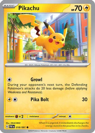 Pikachu (018/091) - SPF  - Common