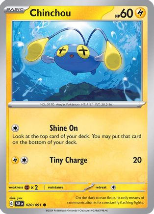 Chinchou (020/091) - SPF  - Common