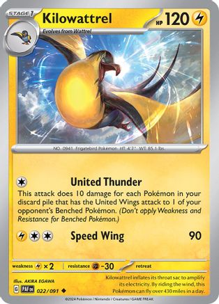 Kilowattrel (022/091) - SPF  - Uncommon