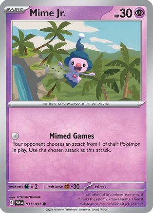 Mime Jr. (031/091) - SPF  - Common - Reverse Holofoil