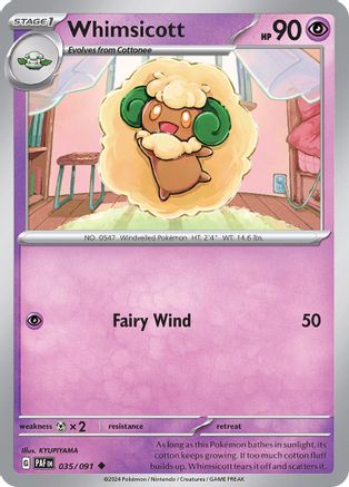 Whimsicott (035/091) - SPF  - Uncommon - Reverse Holofoil