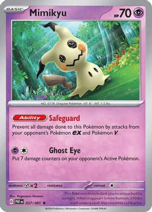 Mimikyu (037/091) - SPF  - Rare - Holofoil