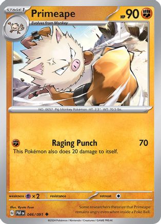 Primeape (046/091) - SPF  - Uncommon - Reverse Holofoil