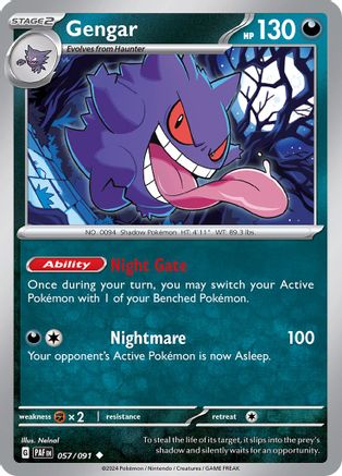 Gengar (057/091) - SPF  - Uncommon - Reverse Holofoil