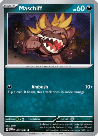 Maschiff (062/091) - SPF  - Common - Reverse Holofoil