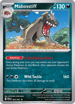 Mabosstiff (063/091) - SPF  - Rare - Holofoil