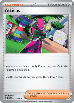 Atticus (077/091) - SPF  - Uncommon - Reverse Holofoil