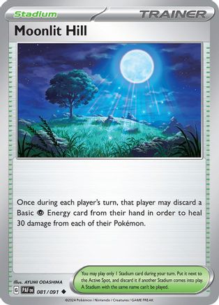 Moonlit Hill (081/091) - SPF  - Uncommon - Reverse Holofoil