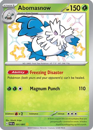 Abomasnow (101/091) - SPF  - Shiny Rare - Holofoil