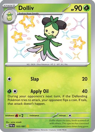 Dolliv (103/091) - SPF  - Shiny Rare - Holofoil