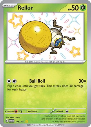 Rellor (108/091) - SPF  - Shiny Rare - Holofoil