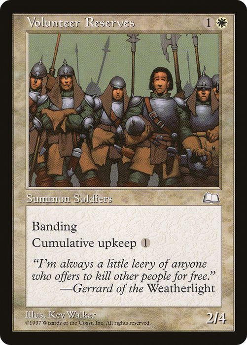 Volunteer Reserves (WTH-029) - uncommon