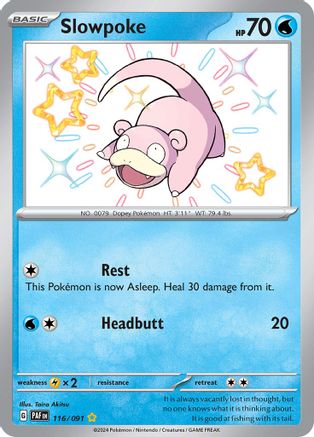 Slowpoke (116/091) - SPF  - Shiny Rare - Holofoil